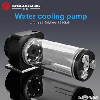 Syscooling PC liquid cooling pump SC-P90D metal case with reservoir water cooling pump PWM support with DC 12V sata cable