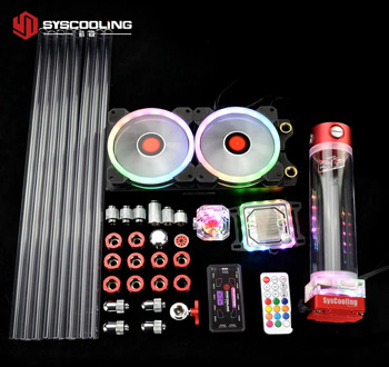 Syscooling PC water cooling kit for AMD AM4 ryzen CPU socket 240mm copper radiator RGB support
