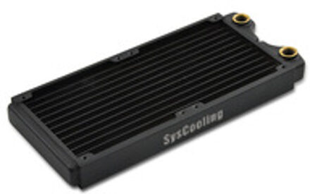 Syscooling Pt 240 Koperen Radiator Zwarte Kleur 240 Mm Waterkoeling Radiator Voor Cpu Gpu Waterkoeling Systeem