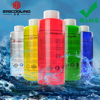 Syscooling water cooling colorfull Thermal Fluid coolant 500ML UV liquids for PC liquid cooling system