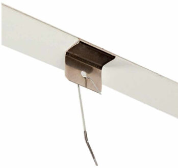 Systeem plafond ophang clip - decoratie ophang klem/hanger