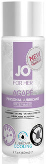 System JO For Her Agape verkoelend glijmiddel - 60 ml Transparant - 000