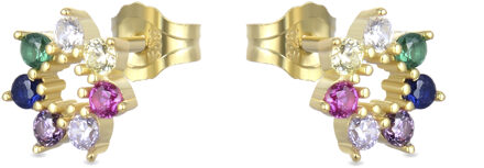 Sywa 925 Sterling Zilveren Oorbellen Veelkleurig