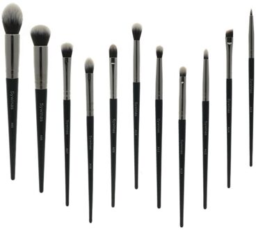 Sywinas 11Pcs Professionele Make-Up Kwasten Set Mengen Powder Foundation Oogschaduw Cosmetica Contour Shading Make Up Borstels.