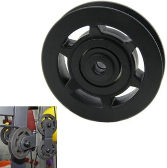 SZ-LGFM-95mm Zwarte Lager Katrol Wiel Kabel Gym Apparatuur Deel Antihechtende