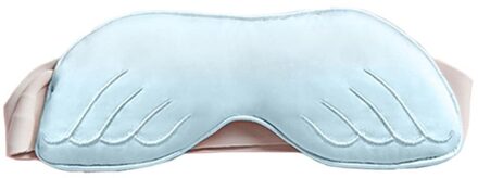 Szblaze Grafeen Verwarmde Oogmasker Usb Slapen Maskers Verstelbare Temperatuur Draagbare Comfortabel Voor Wallen Droge Ogen blauw