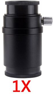 Szm Ctv 1/2 1/3 1X Adapter 0.3X 0.5X C Mount Lens Adapter Voor Trinoculaire Stereo Microscoop Hdmi Vga Usb Video camera Adapter 1 X adapter