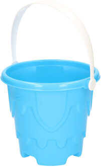 T&F Creations Zandkasteel Emmer - blauw - 18 x 16 cm - strandemmer - zandvormpjes