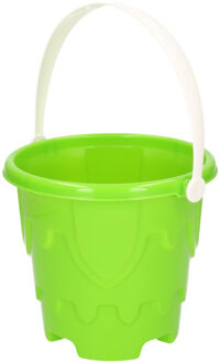 T&F Creations Zandkasteel Emmer - groen - 18 x 16 cm - strandemmer - zandvormpjes