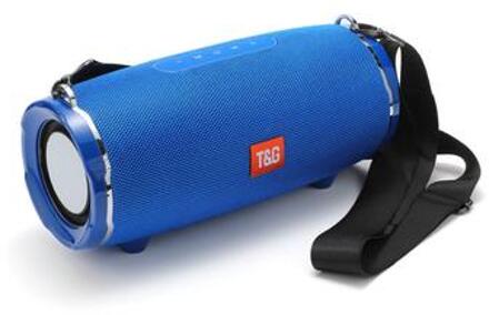 T&G TG187 Portable Bluetooth Speaker with Strap - 30W - Blue