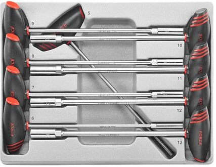 T-greep dopsleutelset Inbus 9 delig 2095