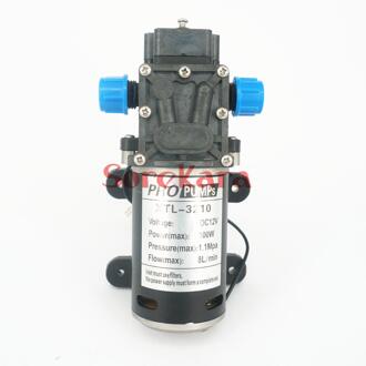 T-HB Dc 12V 100W Zelfaanzuigende Booster Membraanwaterpomp Backflow Controle 300L/H Voor Auto wassen