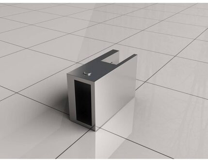 T-Koppeling Plafond En Wand Montage Chroom Tbv Stabilisatiestang Aqua Splash