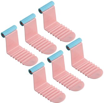 T # Multifunctionele Transparant Vel Clip Matras Anti-Slip Houder Gesp Naadloze Clip Onzichtbare Clip Bevestiging Gesp slaapkamer blauw