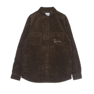T-Overhemd Karl Kani , Brown , Heren - XL