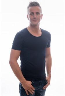 T-shirt 1-Pack Body Fit Diepe Ronde Hals Navy (0205N)