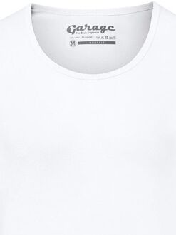 T-shirt 1-pack Body Fit Diepe Ronde Hals Wit (0205N)