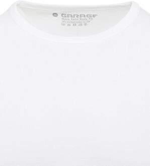 T-shirt 1-pack Body Fit Ronde Hals Wit (0201N)