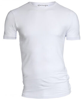 T-shirt 1-pack Body Fit Ronde Hals Wit (0201N)