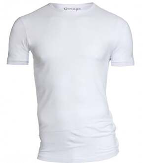 T-shirt 1-pack Body Fit Ronde Hals Wit (0201N)