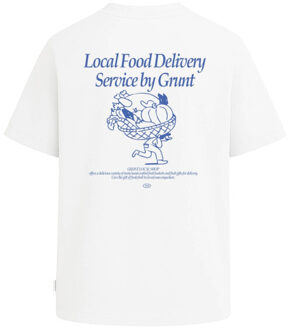 T-shirt 2614-408 grjohn - maat 164 Wit