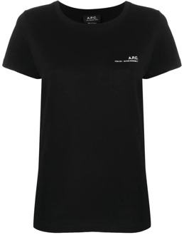 T-shirt A.p.c. , Black , Dames - L,M,S,Xs