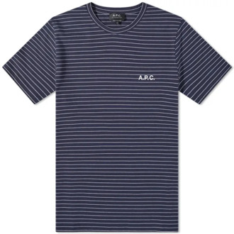 T-shirt A.p.c. , Blue , Heren - 2XL