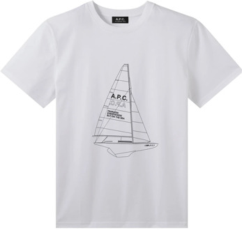 T-shirt A.p.c. , White , Dames - M,S