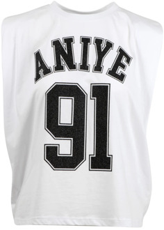 t-shirt Aniye By , White , Dames - S