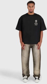 T-shirt Aradia Black  L Zwart