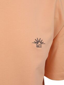 T-Shirt Backprint Oranje - L,M,S,XL