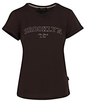 T-shirt brooklyn dark brown Bruin - L