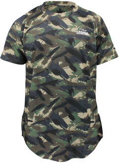 T-shirt camo army Groen - XS
