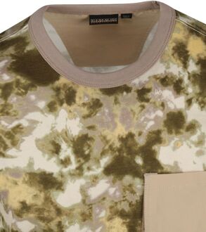T-Shirt Camouflage Groen Khaki - M,L,XL
