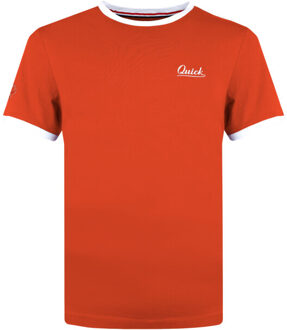T-shirt captain koraal/wit - maat XXXL Rood