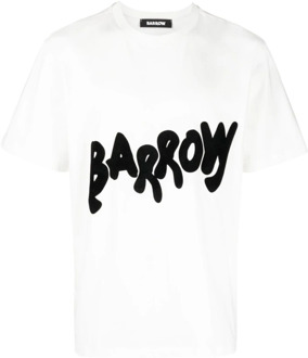 T-Shirt Collectie Barrow , White , Heren - S
