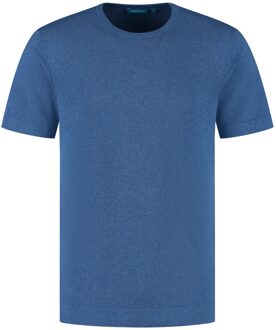 T-shirt Crewneck Blue  2XL Blauw