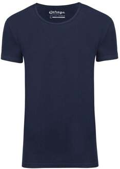 T-Shirt Deep Round Neck Navy S