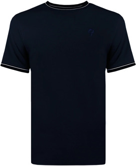T-shirt delft donker Blauw - L