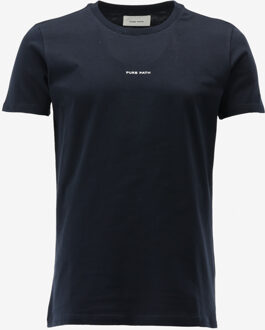 T-shirt donker blauw - M;L