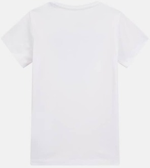 T-Shirt Driehoeklogo Gelamineerd Effect Wit - 7