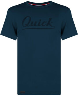 T-shirt duinzicht marine Blauw - XXXL