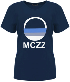 T-shirt ezze Blauw - XXL
