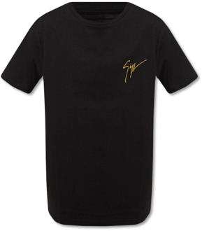 T-shirt Giuseppe Zanotti , Black , Heren - Xl,M,S