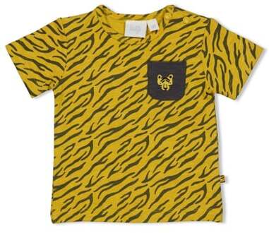T-shirt Go Wild Geel - 68