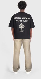 T-shirt Javari Black  M Zwart