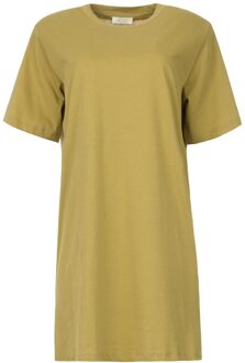 T-shirt jurk met schoudervullingen Dominic  groen - XS,L,XL,
