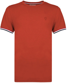 T-shirt katwijk koraal Rood - M