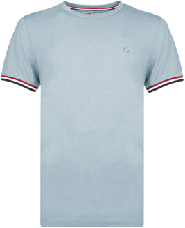 T-shirt katwijk wolken Blauw - 4XL