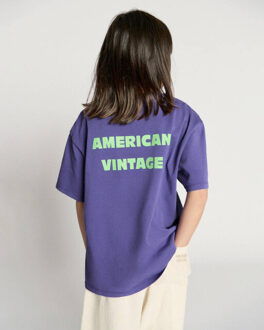 T-shirt kfiz02aie - maat 134 Blauw